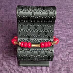 Alex And Ani Red Beaded Bracelet